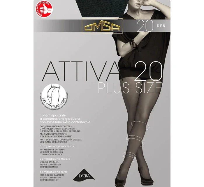 Dámské punčochové kalhoty model 7464758 20 den XXL - Omsa