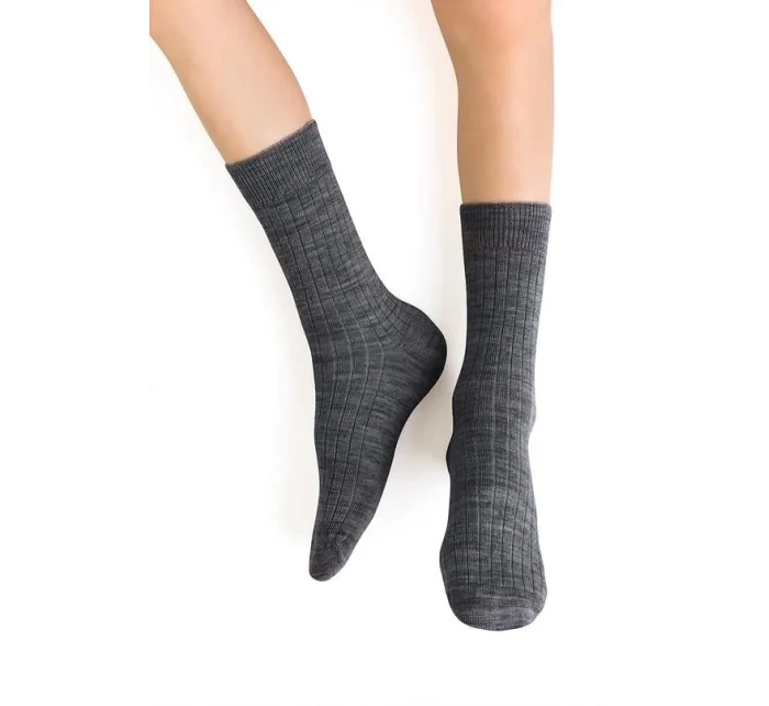 Dětské žebrované ponožky model 18873091 Merino Wool 2634 - Steven