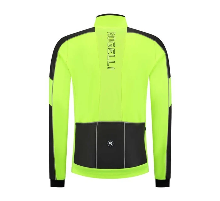 Zimní bunda Rogelli ESSENTIAL HIVIS fluor 2XL