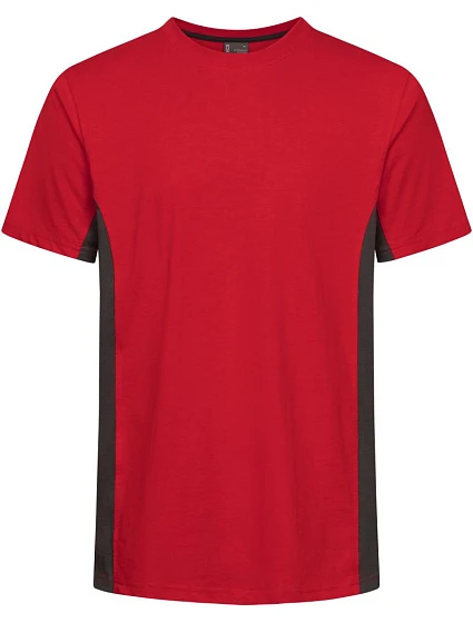 Promodoro 3590 Unisex kontrastní pracovní tričko - EXCD 40.3590 fire red/charcoal Promodoro 3590 Unisex kontrastní pracovní tričko - EXCD 40.3590 fire red/charcoal