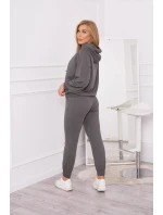 Sada mikin s kapucí v grafitové barvě Sada mikin s kapucí v grafitové barvě