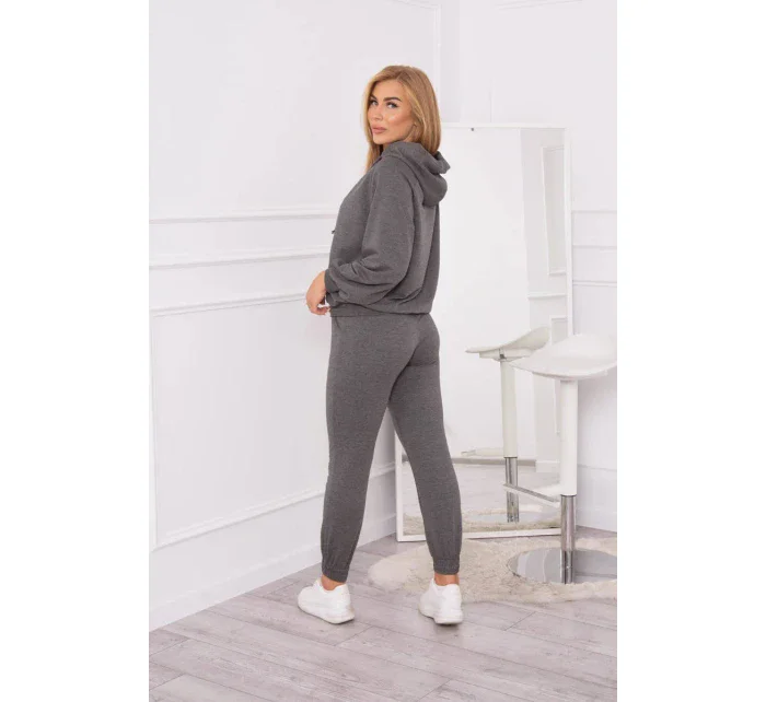 Sada mikin s kapucí v grafitové barvě Sada mikin s kapucí v grafitové barvě