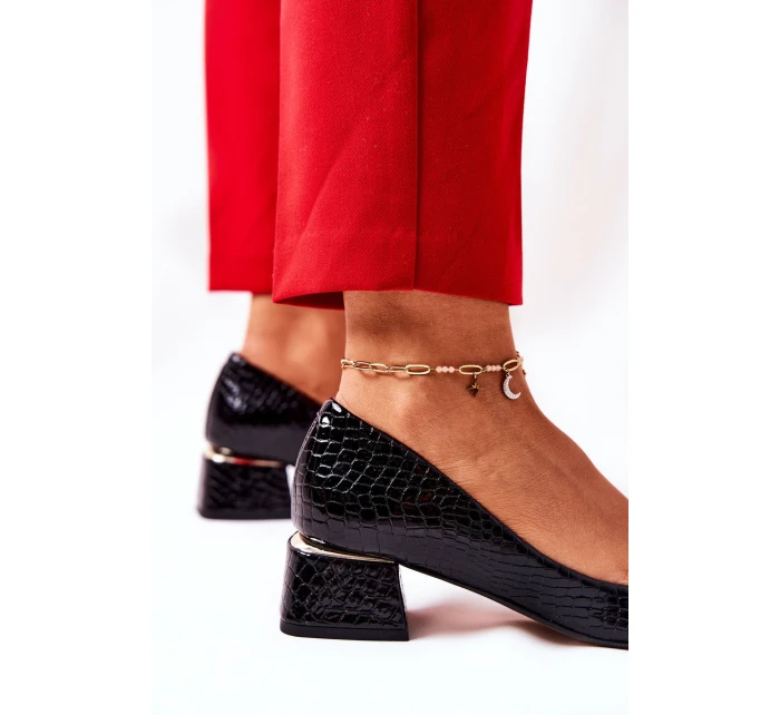 Lodičky Lewski Černé model 21571518 - Boto