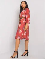 Sukienka LK SK model 21258845 bordowy - FPrice