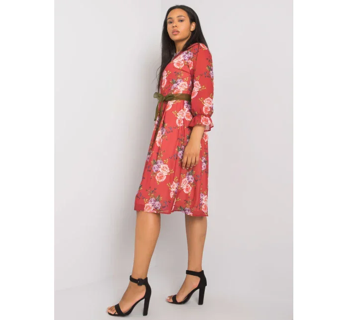 Sukienka LK SK model 21258845 bordowy - FPrice