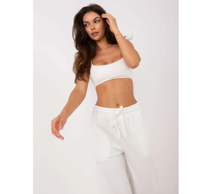 Spodnie RV DR model 21295487 ecru - FPrice Spodnie RV DR model 21295487 ecru - FPrice