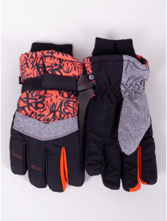 Yoclub Dětské zimní lyžařské rukavice REN-0262C-A150 Vícebarevné