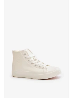 Dámské Zateplené Tenisky z Eko Kůže Bílé Big Star