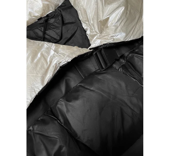 Černá zimní bunda s odepínacími rukávy Factory Price (TR8139)