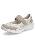 Pohodlná polobotka W béžová model 22033608 - Rieker