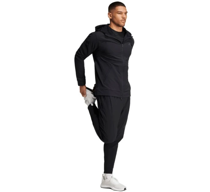 Pánská mikina adidas Designed for Training COLD.RDY Full-Zip Hoodie black IN5607 pánské oblečení