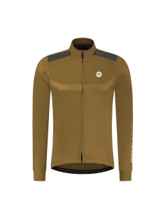 Rogelli dres s dlouhým rukávem MONO hnědý 2XL