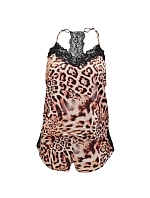 Dámské pyžamo O3BX05WFTE2 - P1FP zvířecí vzor - Guess