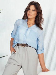 Dámská modrá košile LUNA FashionStreet RY2326