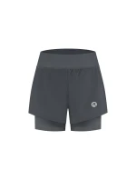 Rogelli dámské šortky 2v1 ESSENTIAL šedá M