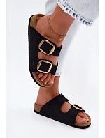 Dámské pantofle na korkové podrážce s  Černé model 22122995 - Lee Cooper