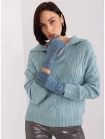 Rukavice AT RK 239507.94P šedomodrá