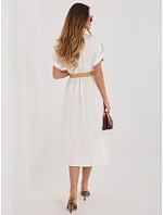 Šaty IR SK 2689 2.87 bílo-hnědá