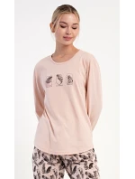 Dámské pyžamo dlouhé model 21745712 - Vienetta Dámské pyžamo dlouhé model 21745712 - Vienetta