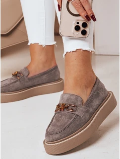 Dámské mokasíny na platformě LOFELIS šedé FashionStreet ZY0689