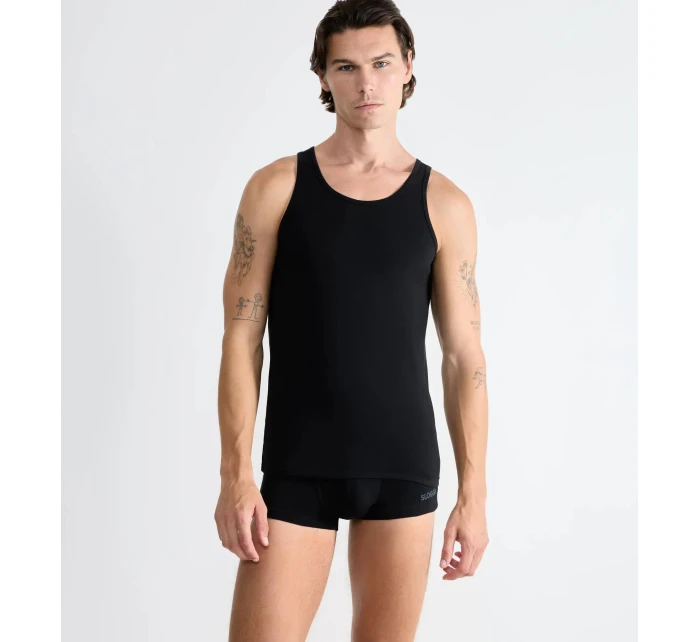 sloggi men GO ABC 2.0 Tank Top 2P - BLACK - SLOGGI BLACK - SLOGGI