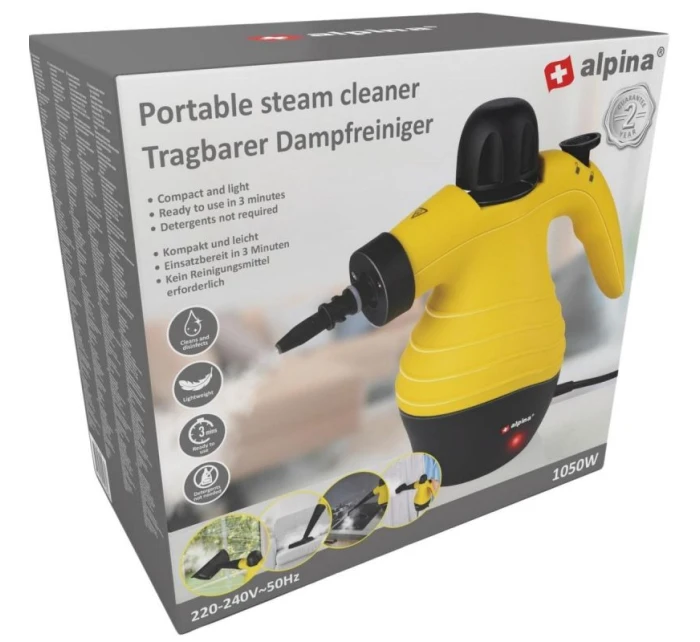 RUČNÍ PARNÍ VYSAVAČ ALPINA 900-1050W