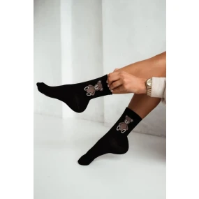 DÁMSKÉ PONOŽKY S MEDVÍDKEM 0200.008