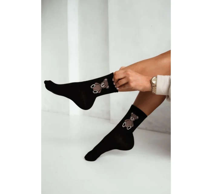 DÁMSKÉ PONOŽKY S MEDVÍDKEM 0200.008