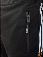 Pánské černé tepláky FashionStreet UX4273
