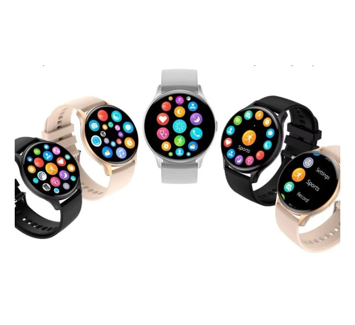 Chytré hodinky RUBICON RNCF11 Black SMARUB240