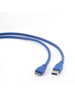 GEMBIRD CCP-MUSB3-AMBM-0,5M kabel (USB M - Micro USB M; 0,50 m; barva modrá)