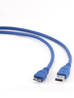 GEMBIRD CCP-MUSB3-AMBM-0,5M kabel (USB M - Micro USB M; 0,50 m; barva modrá)