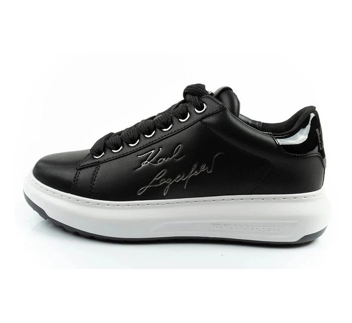 Karl Lagerfeld pánské boty Kapri tenisky přírodní kůže černé