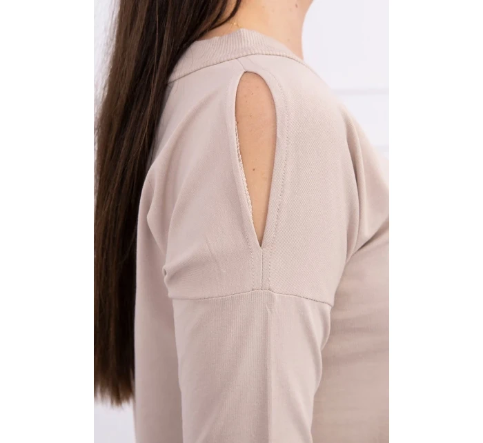 Šaty s potiskem Love béžové Šaty s potiskem Love béžové