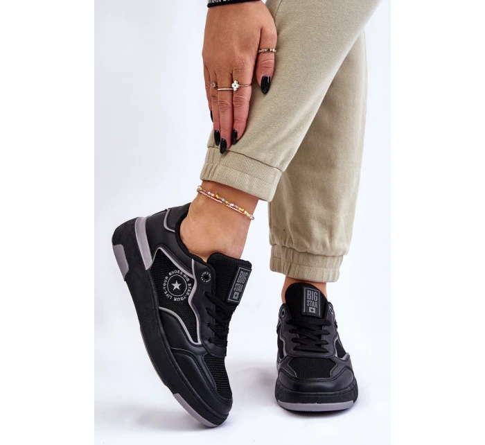 Dámská sportovní obuv Big Star model 21608865 Černá a šedá - Big Star Shoes Dámská sportovní obuv Big Star model 21608865 Černá a šedá - Big Star Shoes