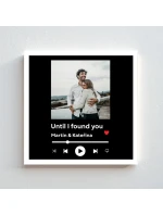 Personalizovaný plakát v rámu - čtverec 20x20 - hudební přehrávač Personalizovaný plakát v rámu - čtverec 20x20 - hudební přehrávač