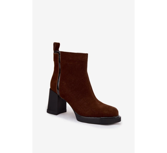 Boty na podpatku  model 217493 Step in style