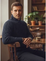 Pánský černý svetr Dstreet model 21982475 - FashionStreet