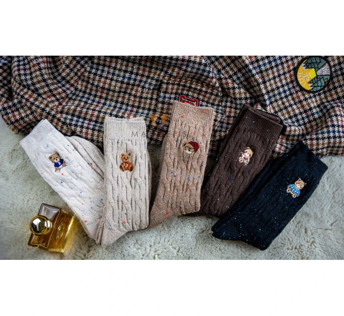 ponožky model 21318598 Medvídek melanžový - Magnetis