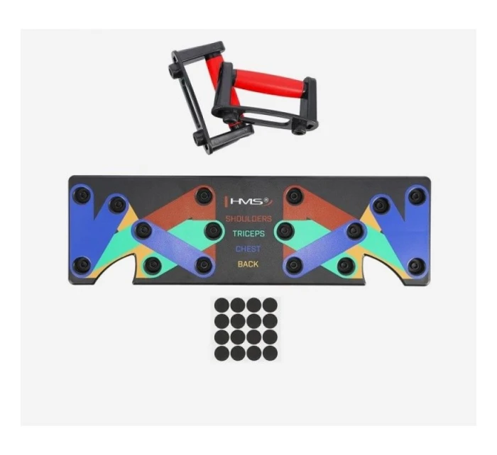 Multifunkční pushup deska model 21332559 červená - HMS