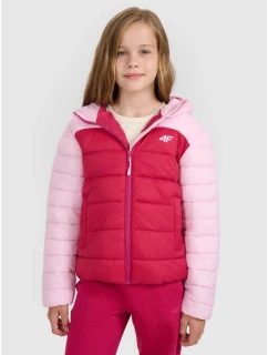 Dívčí péřová bunda se syntetickou výplní model 21757029 - 4F