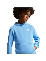 Dětská mikina Nike Sportswear Club Fleece, světle modrá, FD3000 497 Dětská mikina Nike Sportswear Club Fleece, světle modrá, FD3000 497