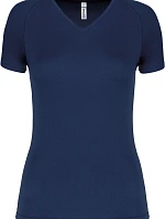 Kariban ProAct PA 477 Dámské sportovní tričko s výstřihem do V 20.P477 navy