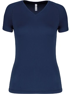 PA 477 Dámské sportovní tričko s výstřihem do V model 22513277 navy - Kariban ProAct