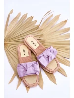 Semišové Dámské Pantofle S Mašlí model 21615000 - Boto