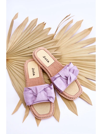 Semišové Dámské Pantofle S Mašlí model 21615000 - Boto