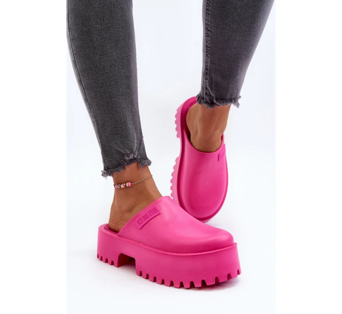 Dámské Žabky Na Masivní Podrážce Big Star model 21649432 - Big Star Shoes Dámské Žabky Na Masivní Podrážce Big Star model 21649432 - Big Star Shoes