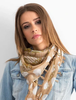 Šátek AT CH ENEC model 14817642 béžový - FPrice