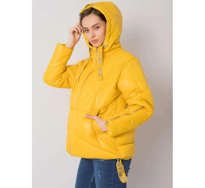 Bunda D50048Y44495A3 žlutá
