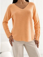 Sweter IT SW model 22561710 jasny pomarańczowy - FPrice Sweter IT SW model 22561710 jasny pomarańczowy - FPrice